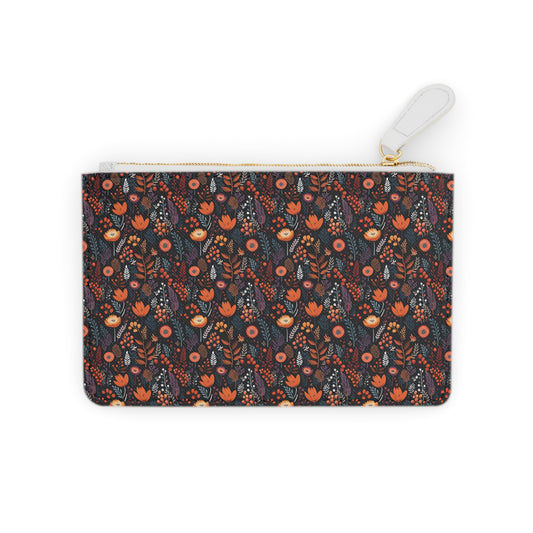 Autumn Bloom Floral Mini Clutch Bag - Stylish Floral Design for Everyday Use