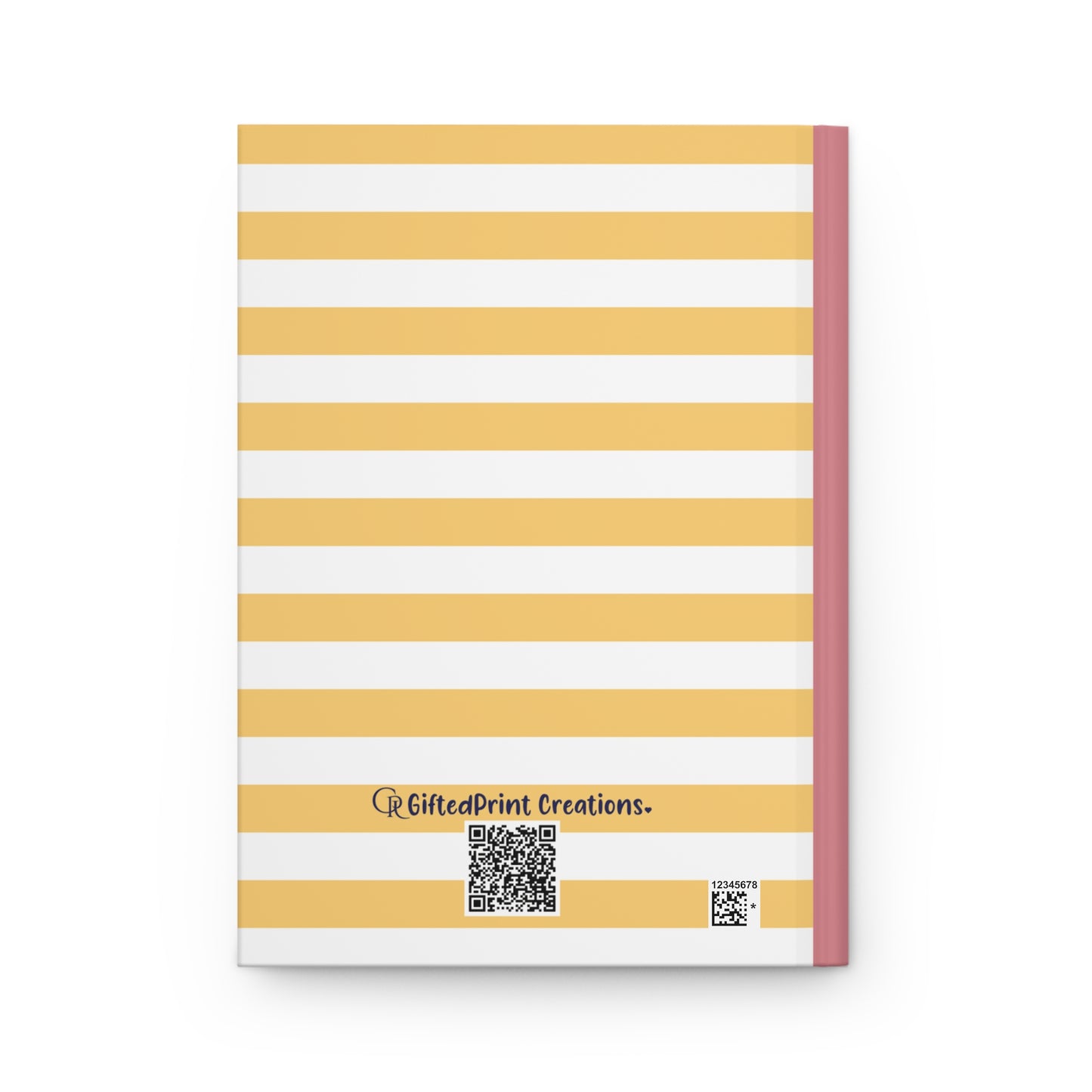 Charming Striped Hardcover Journal | Inspirational Gift for Writers, Students, and Planners, Perfect for Journaling, Note-taking