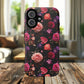 Starry Rose Garden Tough Magnetic Phone Case, Stylish Phone Cover, Gift for Her, Elegant Floral Design, Durable Phone Accessories
