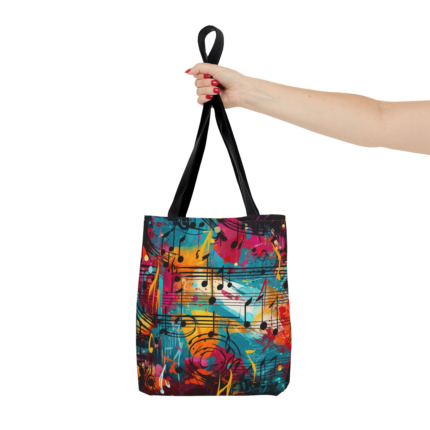 Melodic Muse: Urban Symphony Tote Bag