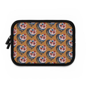 Floral Hearts Laptop Sleeve