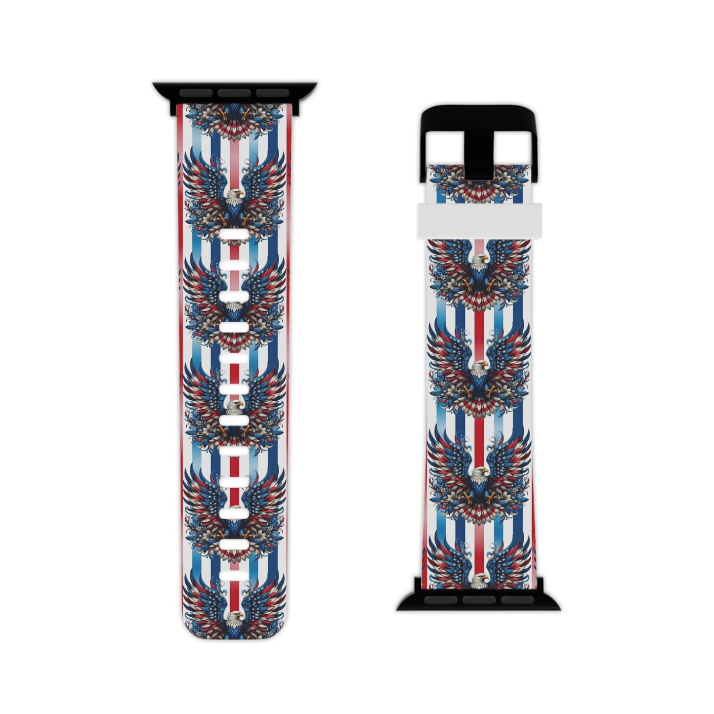 Patriotic Pride Apple Watch Band - Stylish Wrist Accessory for Independence Day & Beyond
