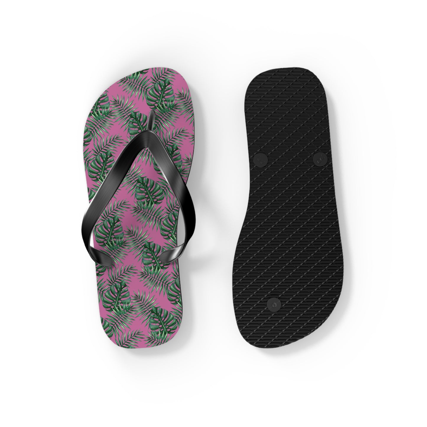 Pink Tropical Bliss Flip Flops