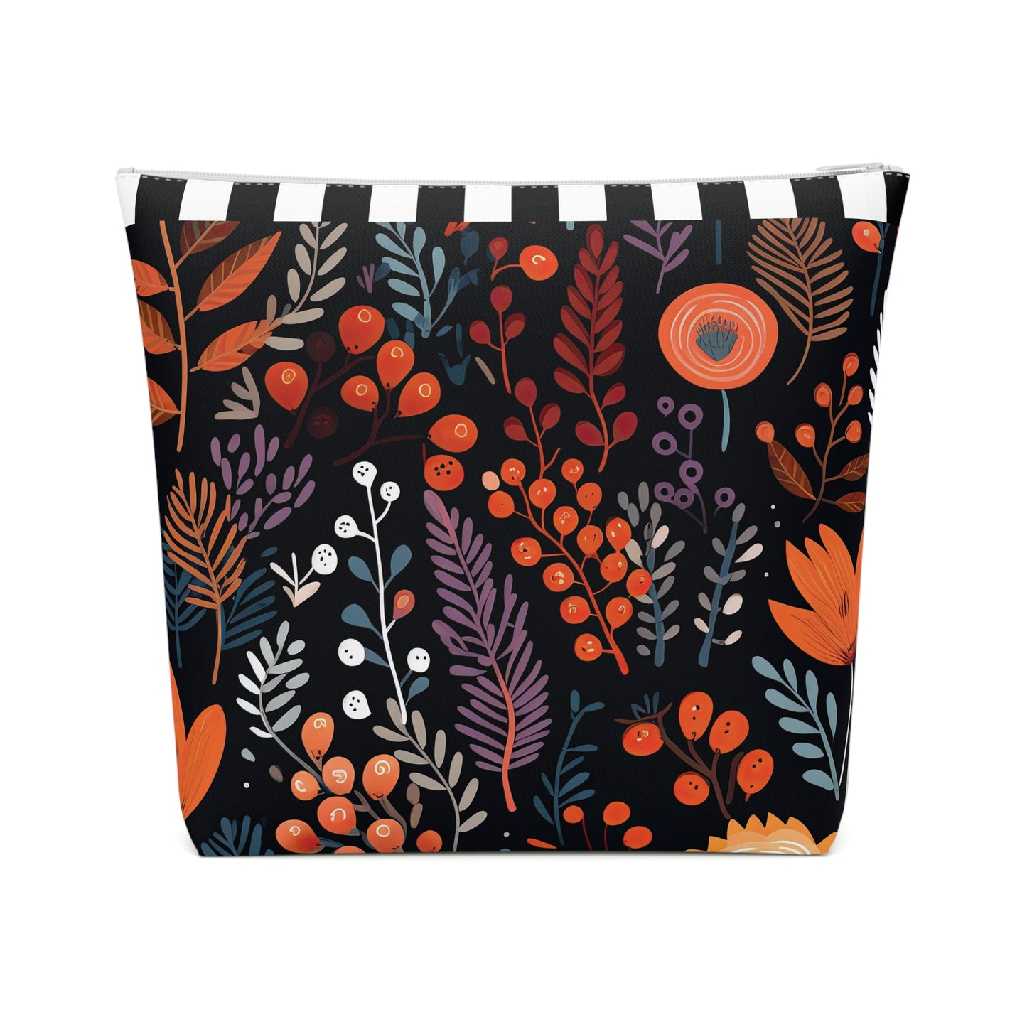 Autumn Bloom Cotton Cosmetic Bag