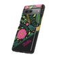 Personalized Floral Fantasy Samsung and Google Pixal Phone Case – Personalized Tough Cases with Colorful Garden Design