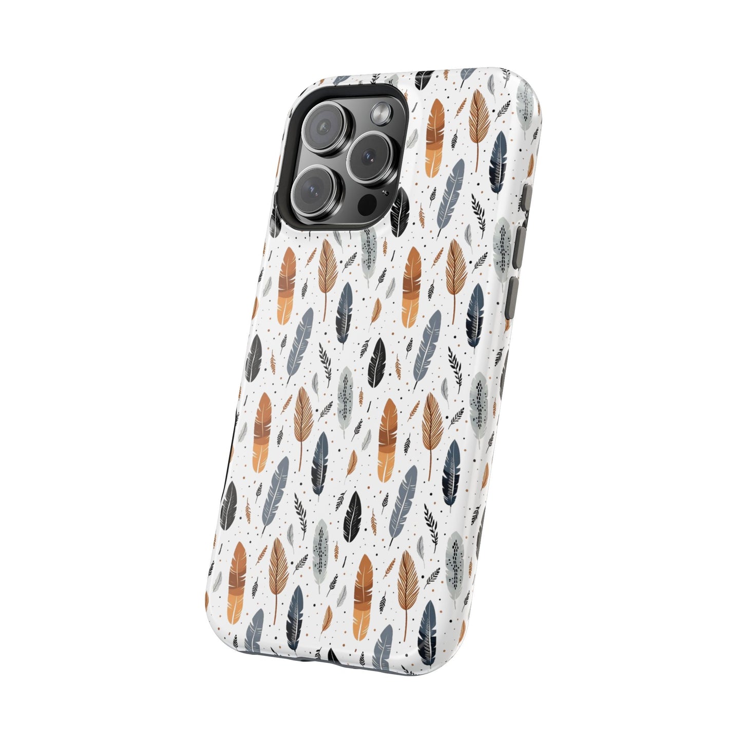 Whispering Feathers Magnetic Tough iPhone Cases