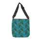 Turquoise Tropical Bliss Adjustable Tote Bag (AOP)