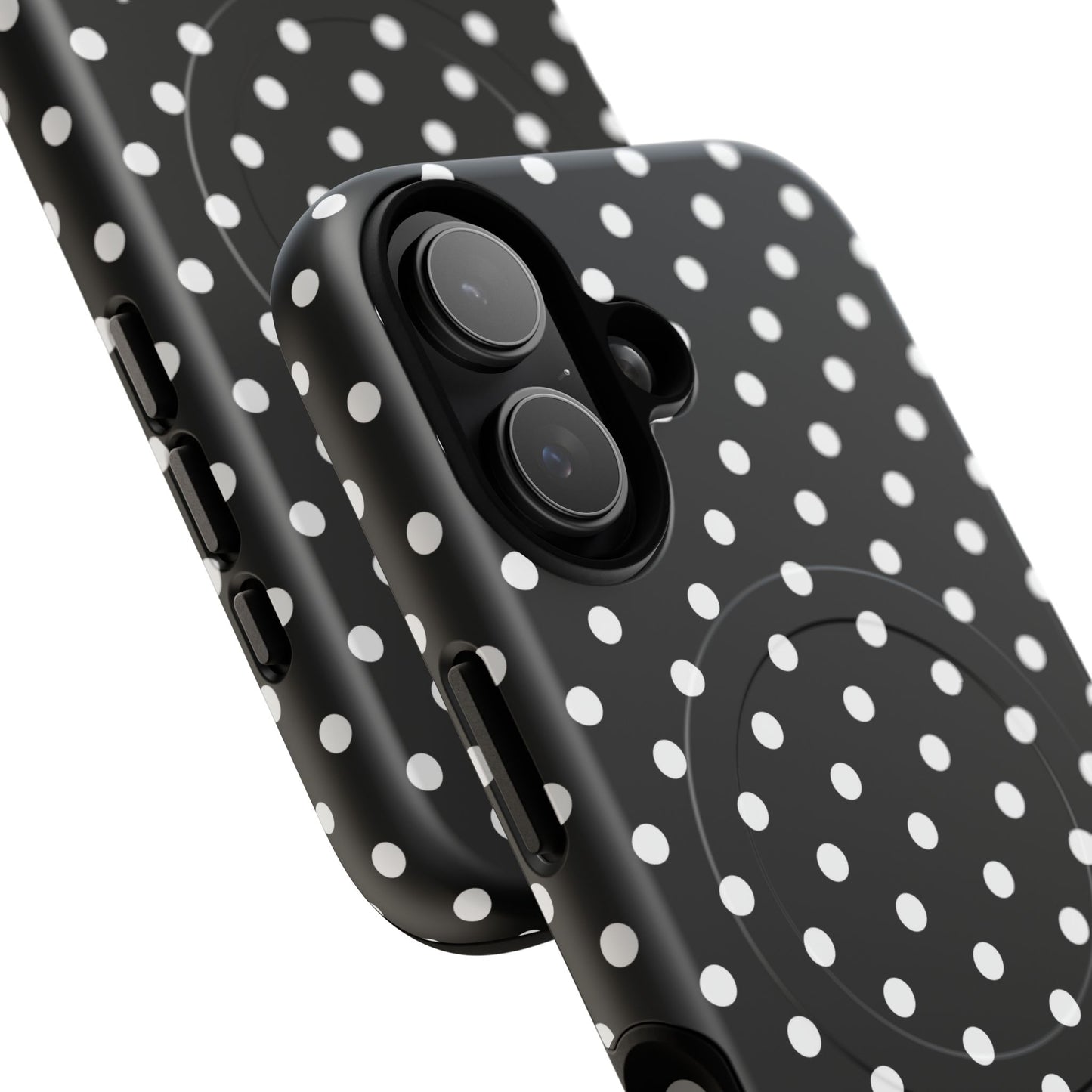 Polka Dot Tough iPhone Magnetic Case, Stylish iPhone Cover for Protection, Unique Gift for Birthdays, Holidays, Tech Lovers