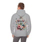 Faith and Floral Cross Unisex Gildan Hoodie Sweatshirt