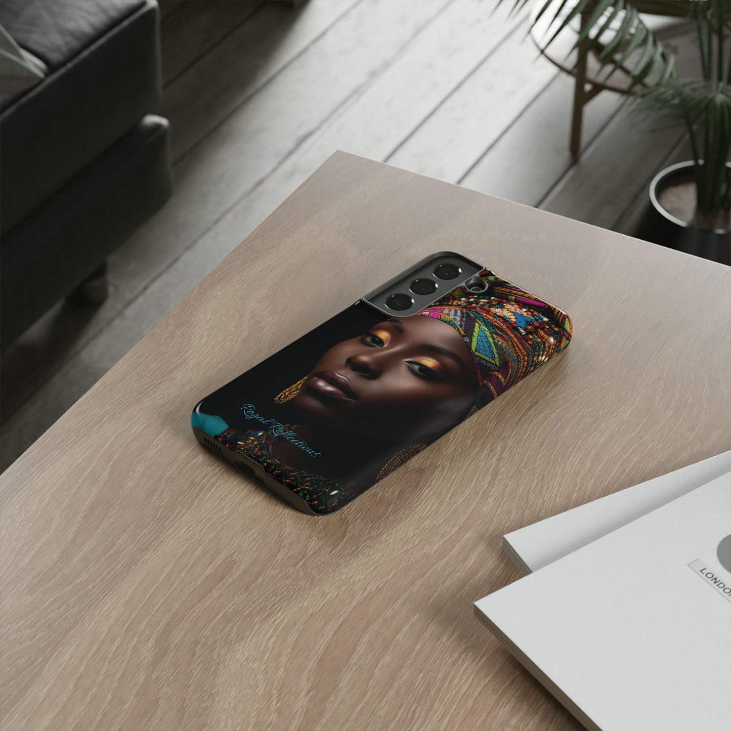 Regal Reflections: African Majesty Samsung Tough Phone Cases