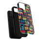 Colorful Book-Themed Phone Case, Literary Gift, Tough Magnetic Case, Book Lover’s Accessory, Phone Protection, Reading Enthusiast