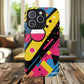 Electric Motion Mix iPhone Cases for Creative Souls | Tough iPhone Magnetic Cases, Stylish Protection, Unique iPhone Accessories, Gift for Art Lovers, Retro Vibes