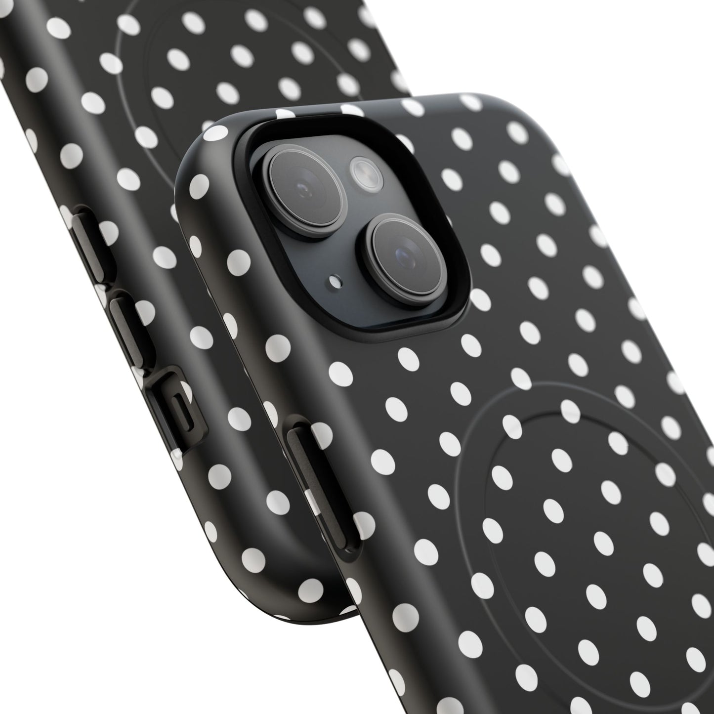 Polka Dot Tough iPhone Magnetic Case, Stylish iPhone Cover for Protection, Unique Gift for Birthdays, Holidays, Tech Lovers