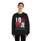 LOVE Always Unisex Heavy Blend™ Crewneck Sweatshirt.