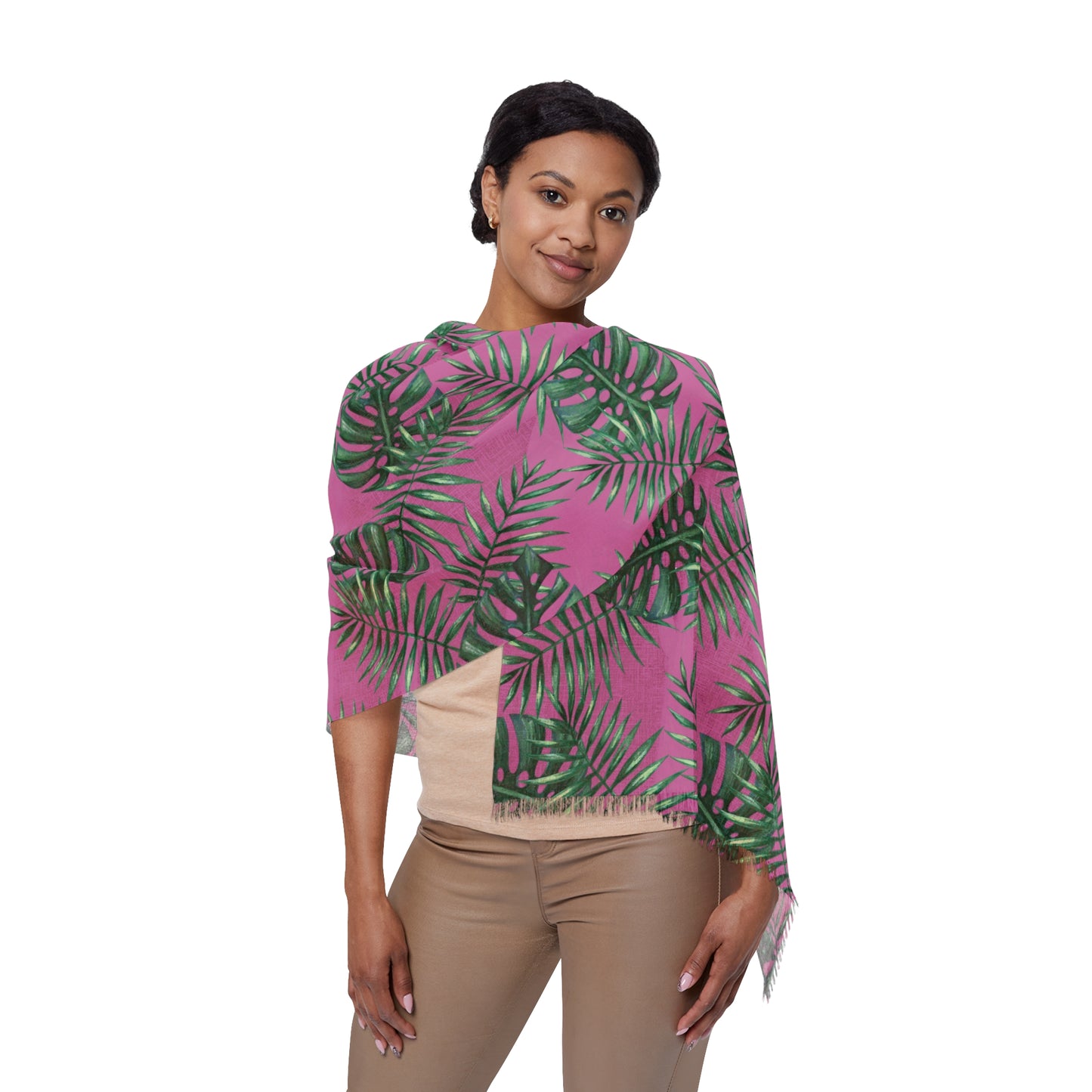 Pink Tropical Bliss Light Scarf