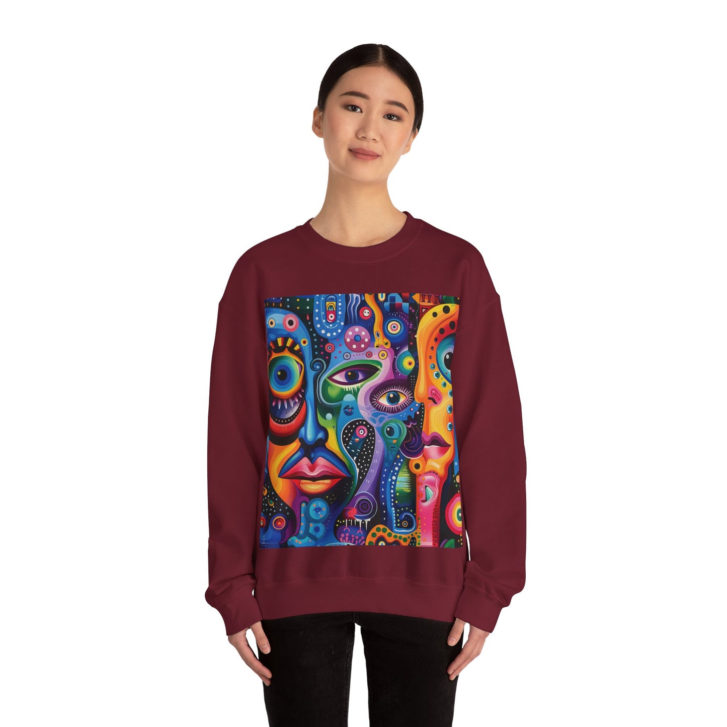 Psychedelic Visions Unisex Heavy Blend™ Crewneck Sweatshirt