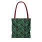 Black Tropical Bliss Tote Bag