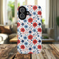 Patriotic Floral Dreams Tough Magnetic iPhone Cases, Durable, Stylish, Gift for Her, Protective Phone Cover, Spring Floral Design