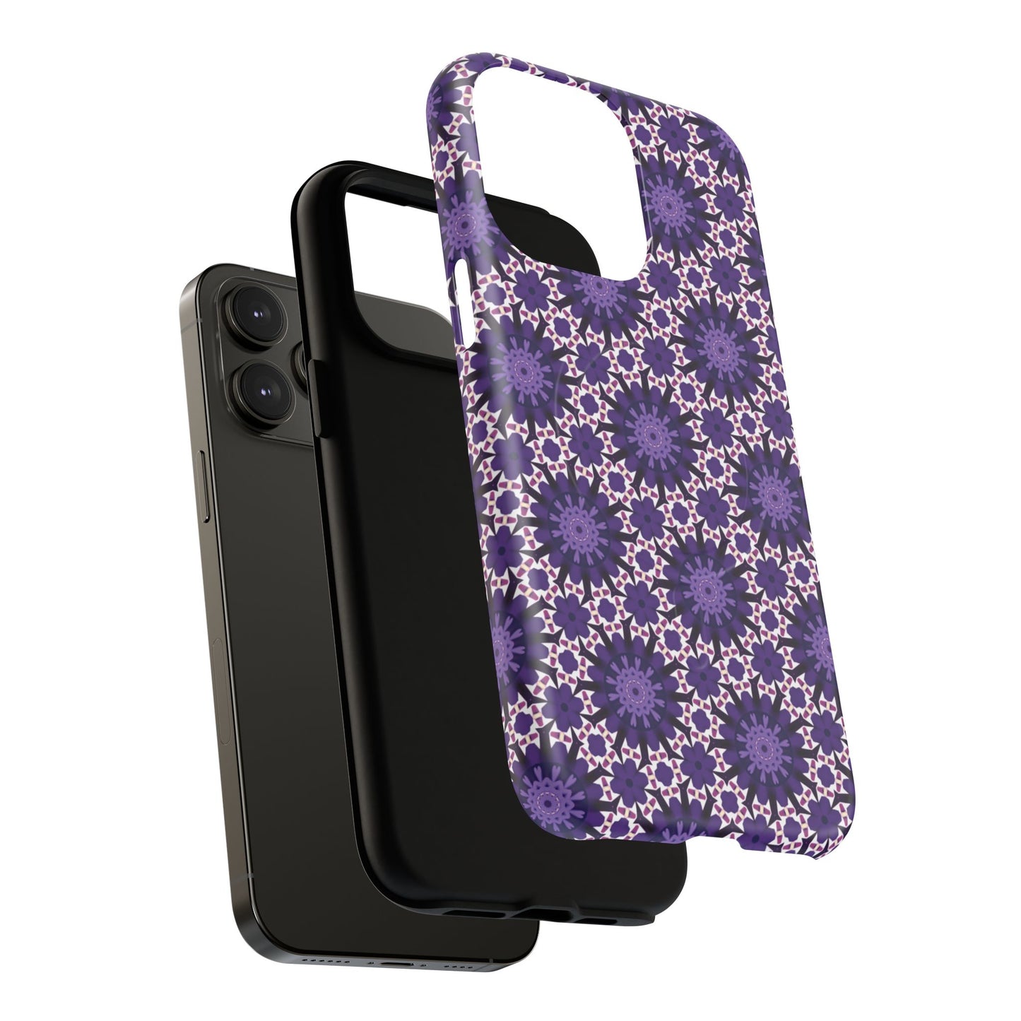 Twilight Petal Mirage Magnetic iPhone Cases, Unique Floral Designs, Tough Protection, Gift for Her, iPhone Accessories, Custom Cases