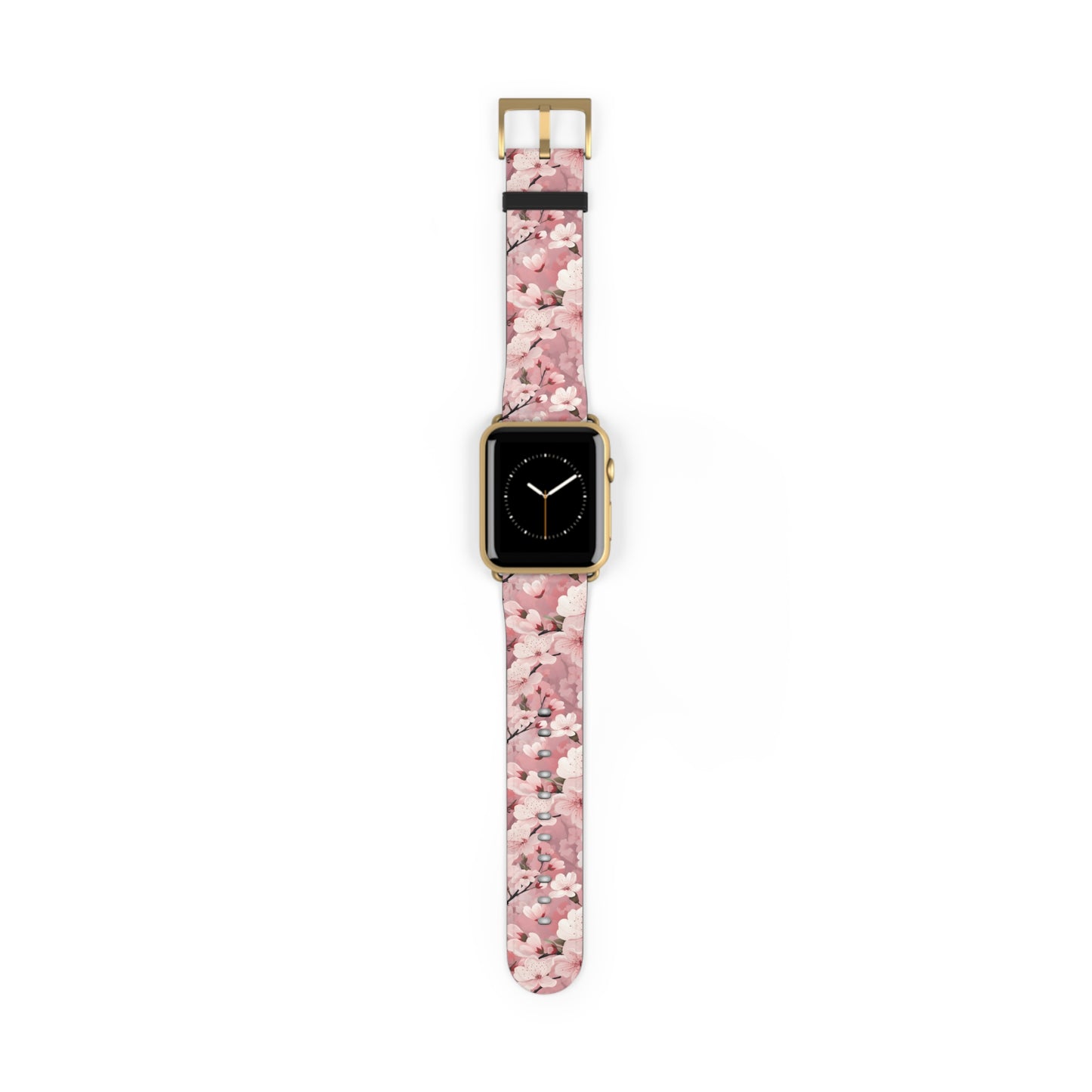 Cherry Blossom Floral Floral Watch Band - Elegant Design.