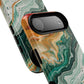 Stylish Tough Acrylic Magnetic iPhone Cases for Everyday Protection, Marble Design, Unique Gifts for Tech Lovers, Holiday Essentials