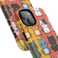 Cute Cat Magnetic Phone Cases for Pet Lovers, Durable Cases, Animal Design, Fun Gift, Unique Accessories