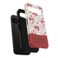 Personalized Rosette Coquette Phone Case - Custom Name/Message 'I Am Stronger Than The Storm' Floral Bow Protective Case