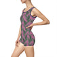 Pink Tropical Bliss Women's Vintage Swimsuit (AOP)