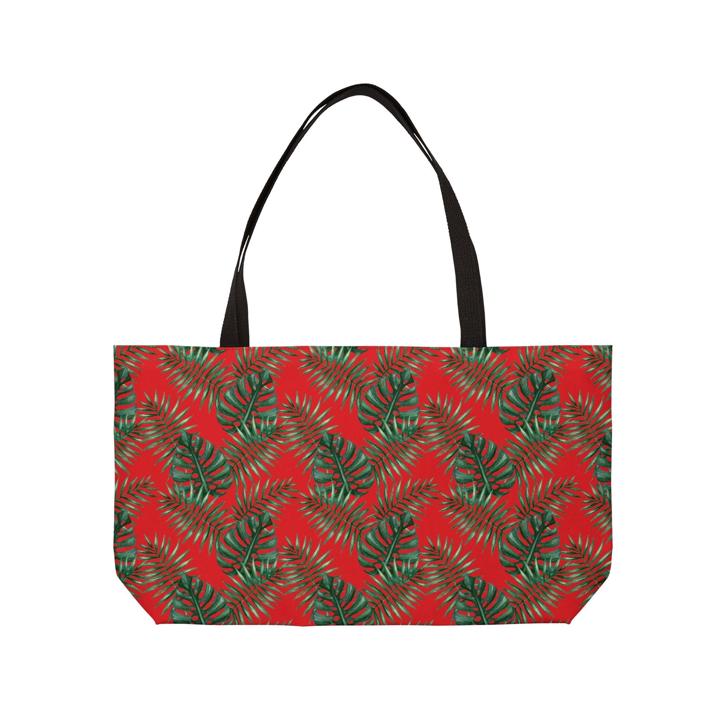 Tropical Bliss Red Weekender Tote Bag