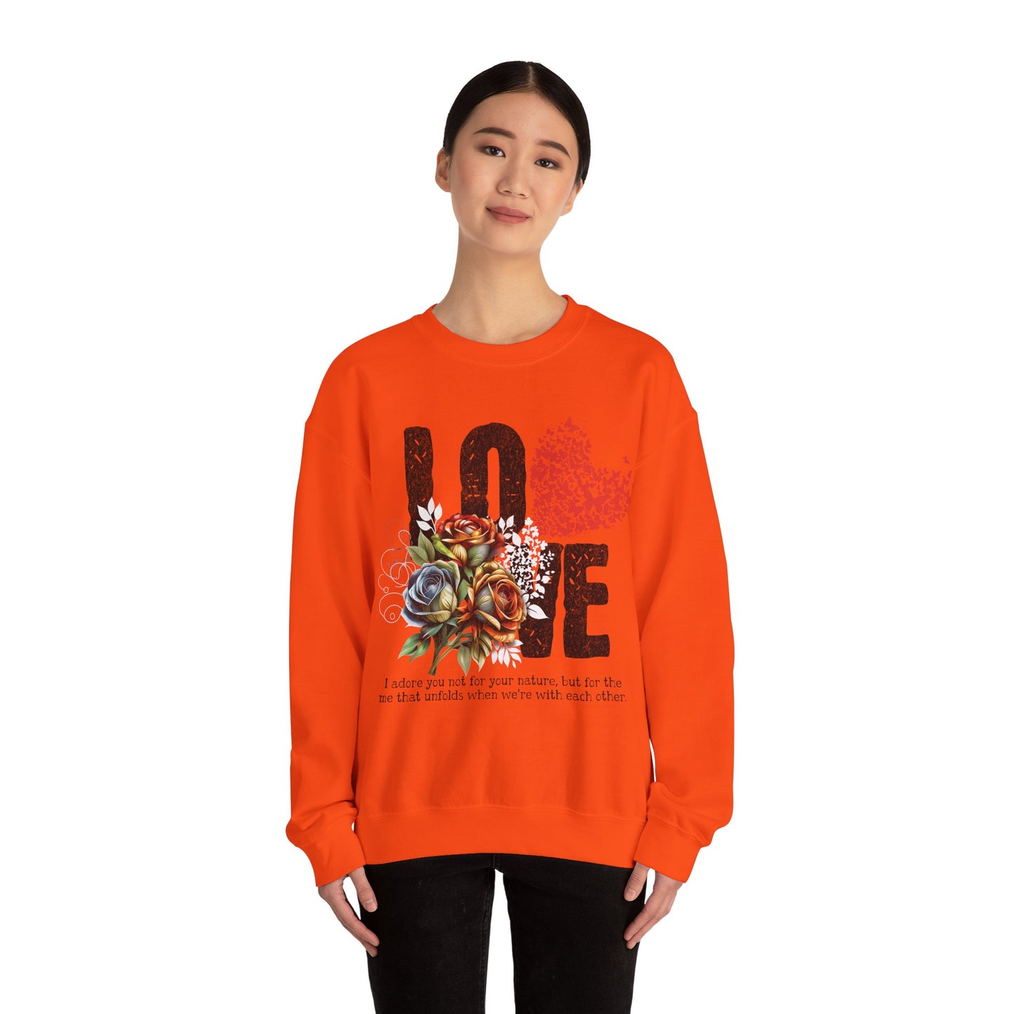 LOVE Always Unisex Heavy Blend™ Crewneck Sweatshirt.
