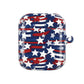 Patriotic Waves AirPod Case – Stars & Stripes Design, Mother’s, Father’s Day Gifts, Anniversary Gifts.