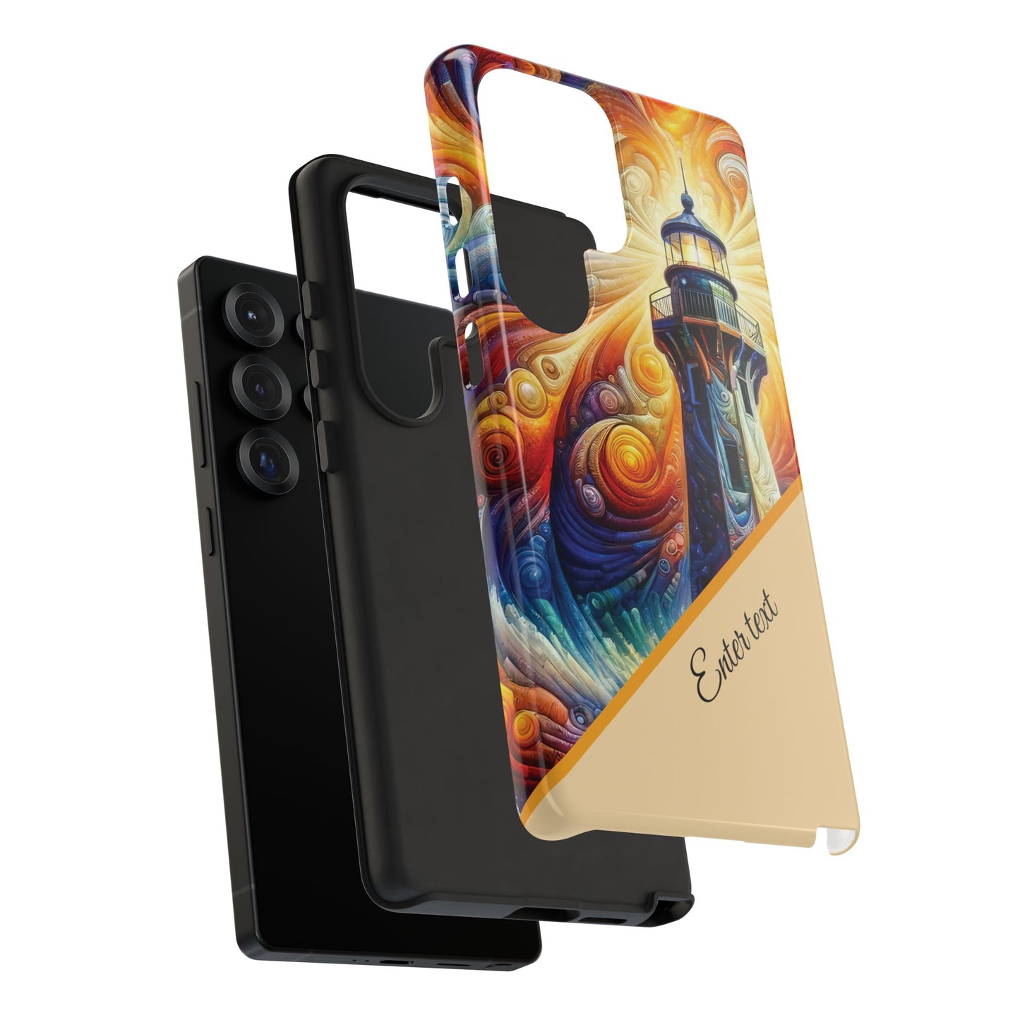 Personalized Cosmic Beacon Tough Samsung and Google Phone Cases