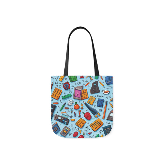 Blue Academic Adventures Canvas Tote Bag