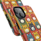 Cute Kawaii Cat iPhone Case, Tough Magnetic iPhone Case, Animal Lover Gift, Kawaii iPhone Cover, Fun Cat Design