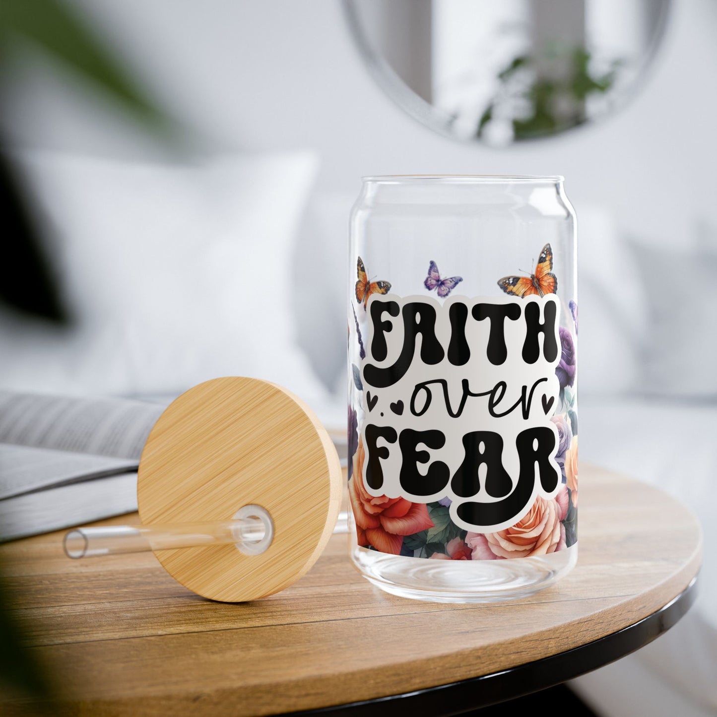 Faith Always Sipper Glass, 16oz