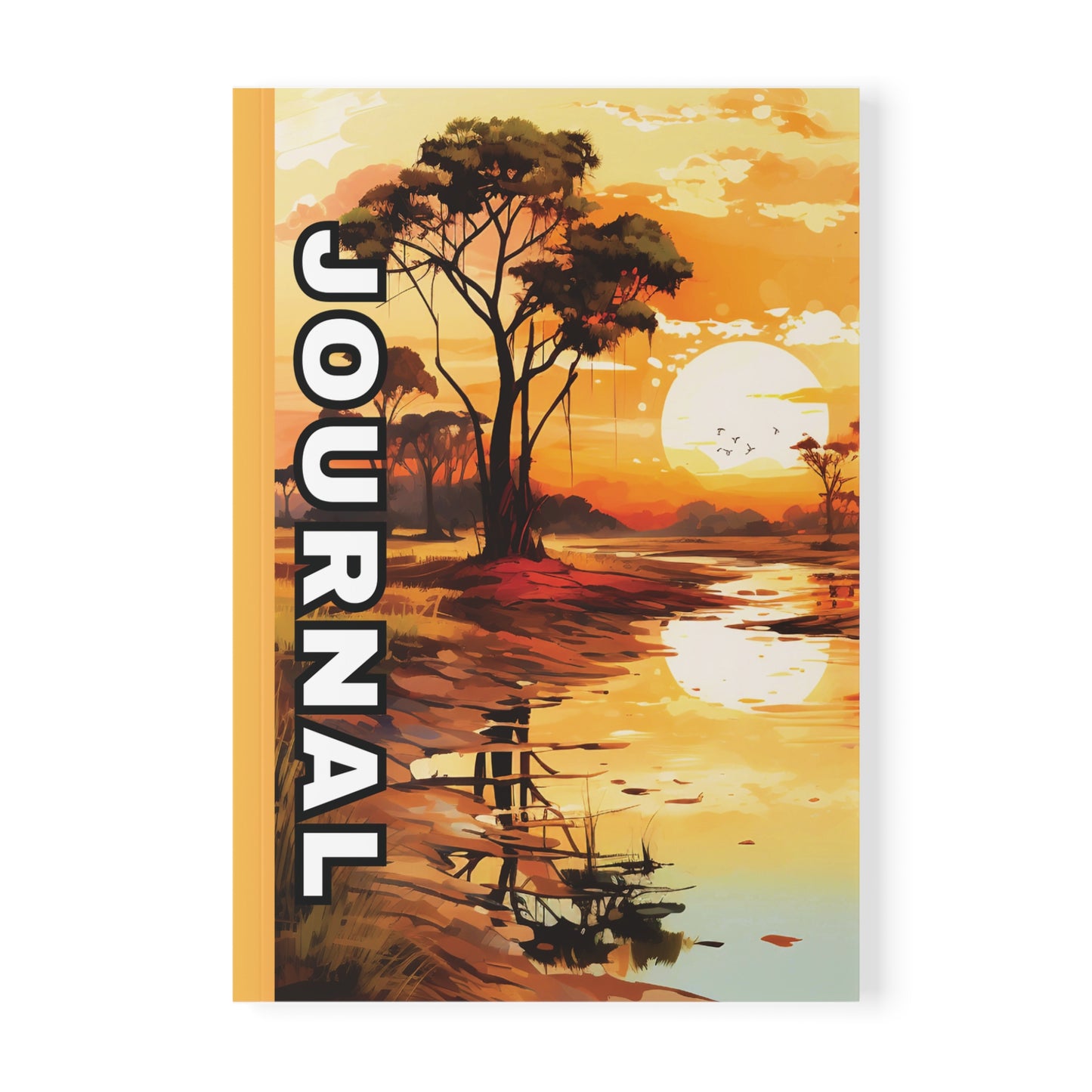 Nature-Themed Softcover Notebook, A5 Journal for Creatives, Mindfulness Mama, Reflection Diary, Gifts for Artists, Travel Log