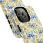 Sunshine Blue Coquette Bows Tough iPhone Magnetic Case for iPhones, Cute iPhone Cover, Spring Gift, Durable Case, Custom iPhone Protection
