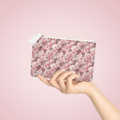 Cherry Blossom Mini Clutch Bag - Elegant Floral Design for Everyday Use