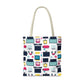 Techie Tote Bag - Stylish Personalized Tote for Students, Gift for Tech Lovers, Eco-Friendly Shopping Bag, Back to School.