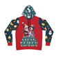 That Ugly Christmas Recycled Hoodie with Flat Black Drawstring