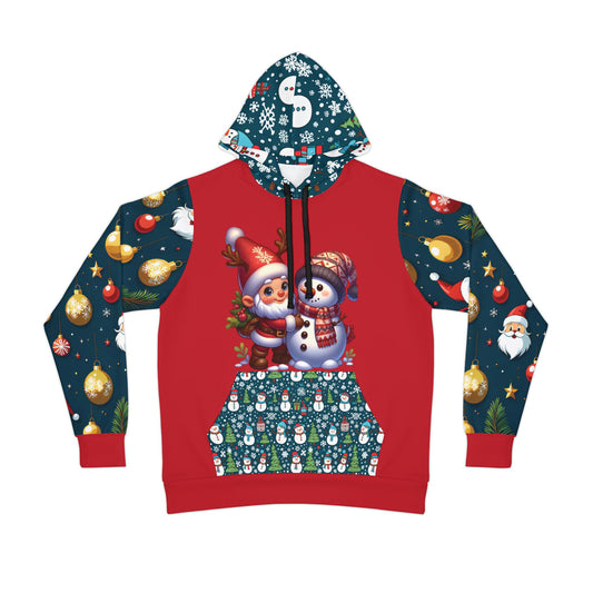 That Ugly Christmas Recycled Hoodie with Flat Black Drawstring