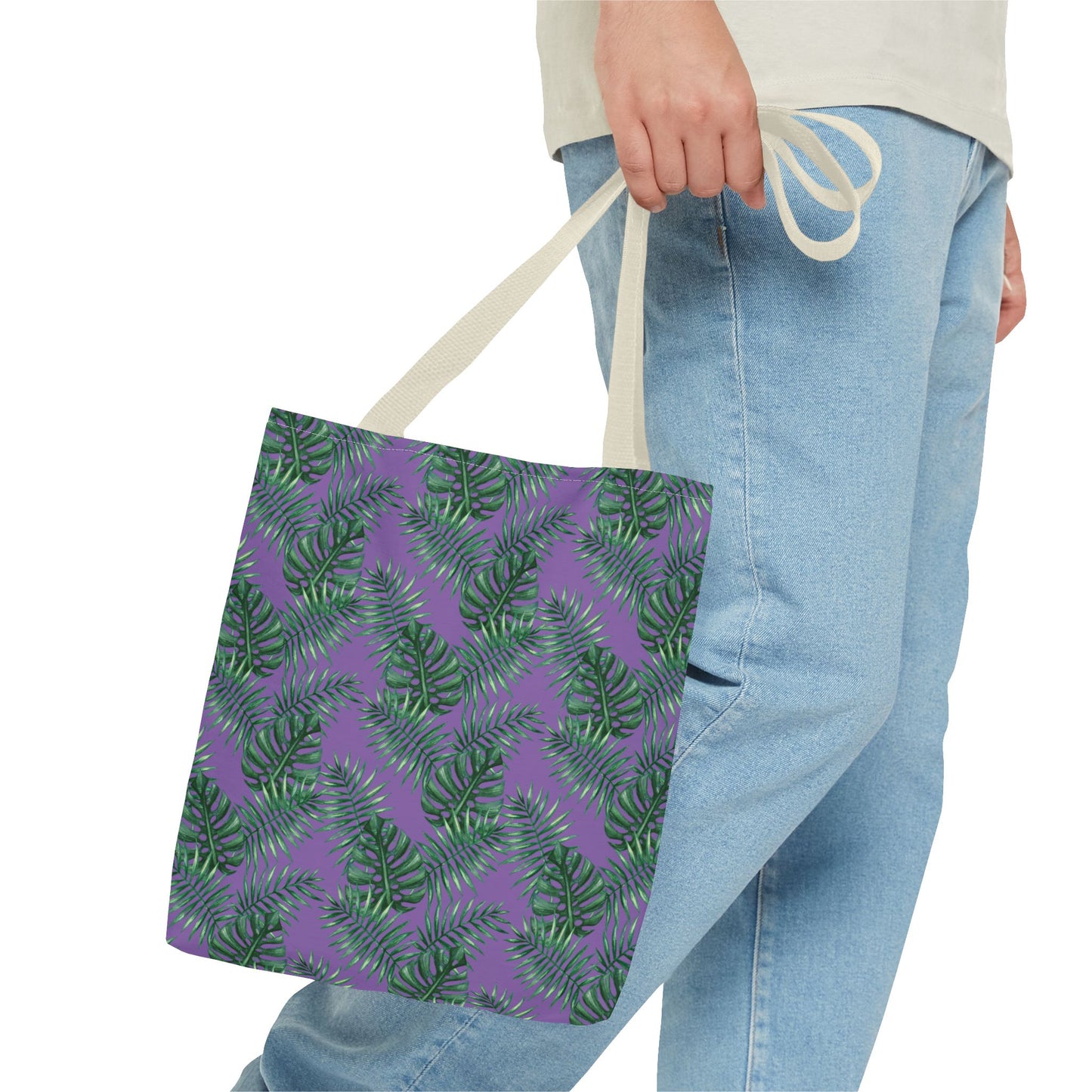 Purple Tropical Bliss Tote Bag