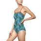 Blue Tropical Bliss Women's One-piece Swimsuit (AOP)