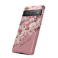 Personalized Cherry Blossom Tough Phone Case — Pink Floral Protective Case for Samsung & Google