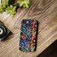 Psychedelic Visions Slim iPhone Case - Vibrant Design for Artistic Souls