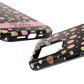 Personalized Gold & Pink Confetti Tough Phone Case — Glitter Dot Protective Phone Cover