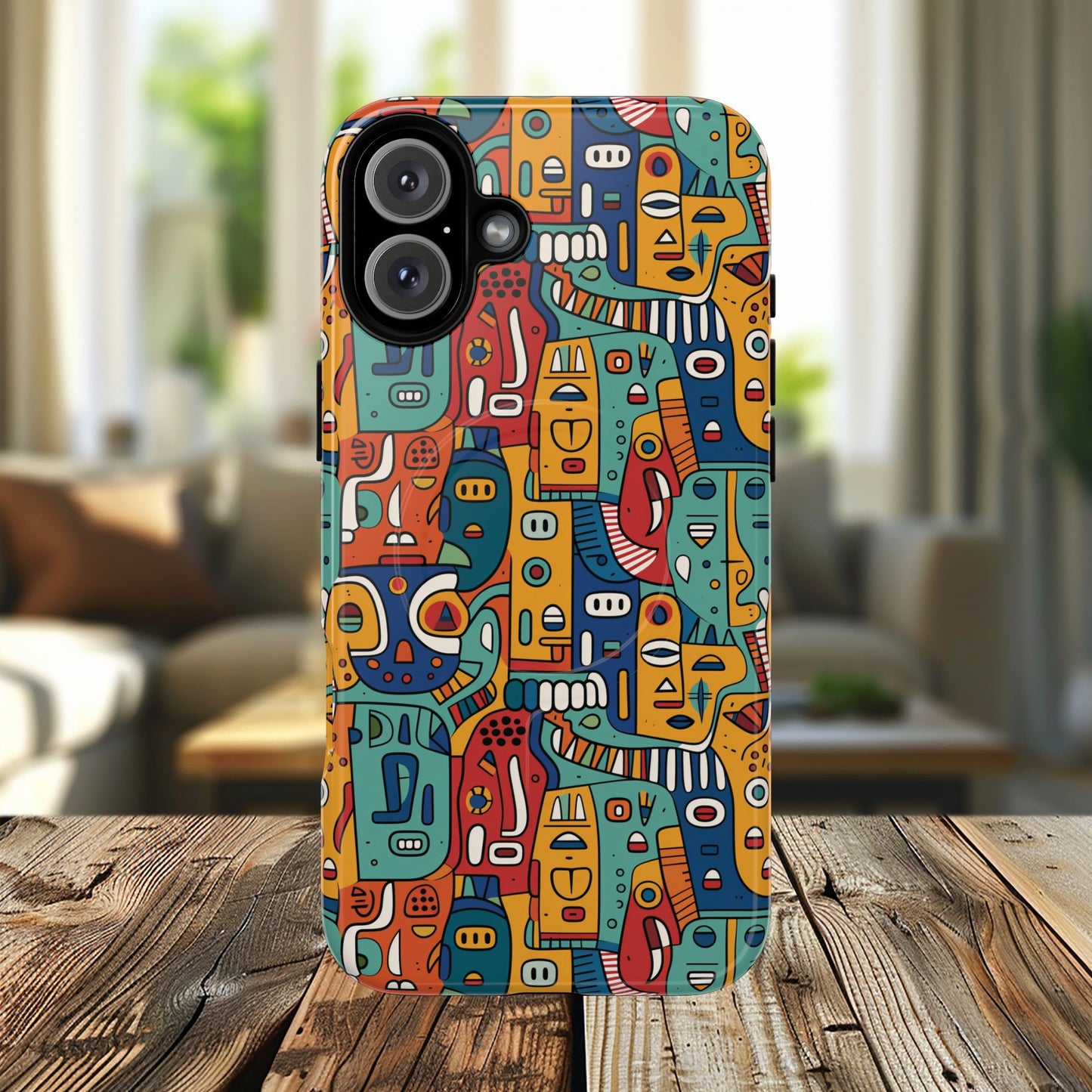 Vibrant Tough Magnetic Phone Cases - Unique Art, Protective Design, Gift for Him/Her, Trendy Accessories, Phone Protection