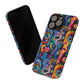 Psychedelic Visions Colorful Art iPhone Case - Tough Cases with Vibrant Abstract Design