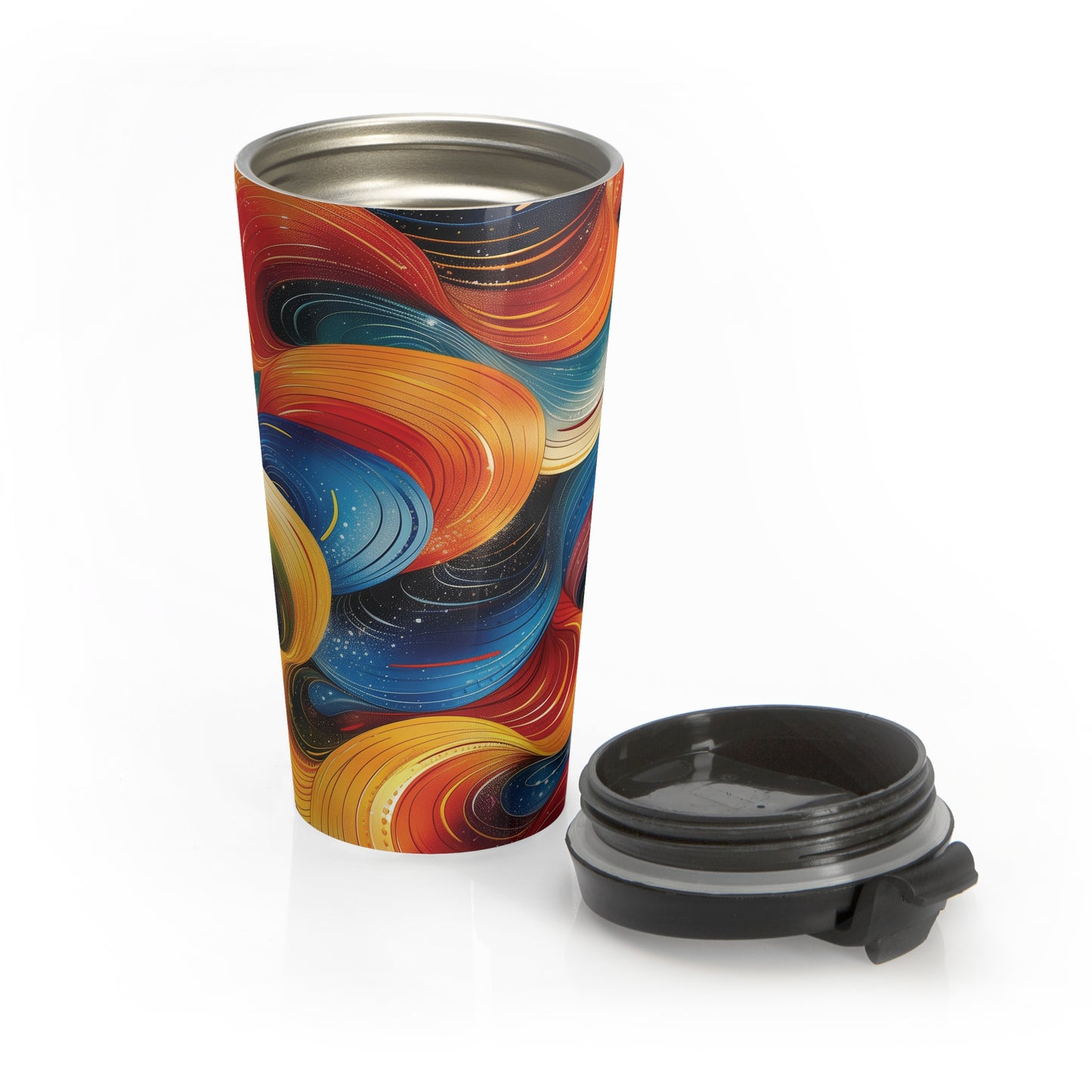 Cosmic Swirl Stainless Steel Travel Mug