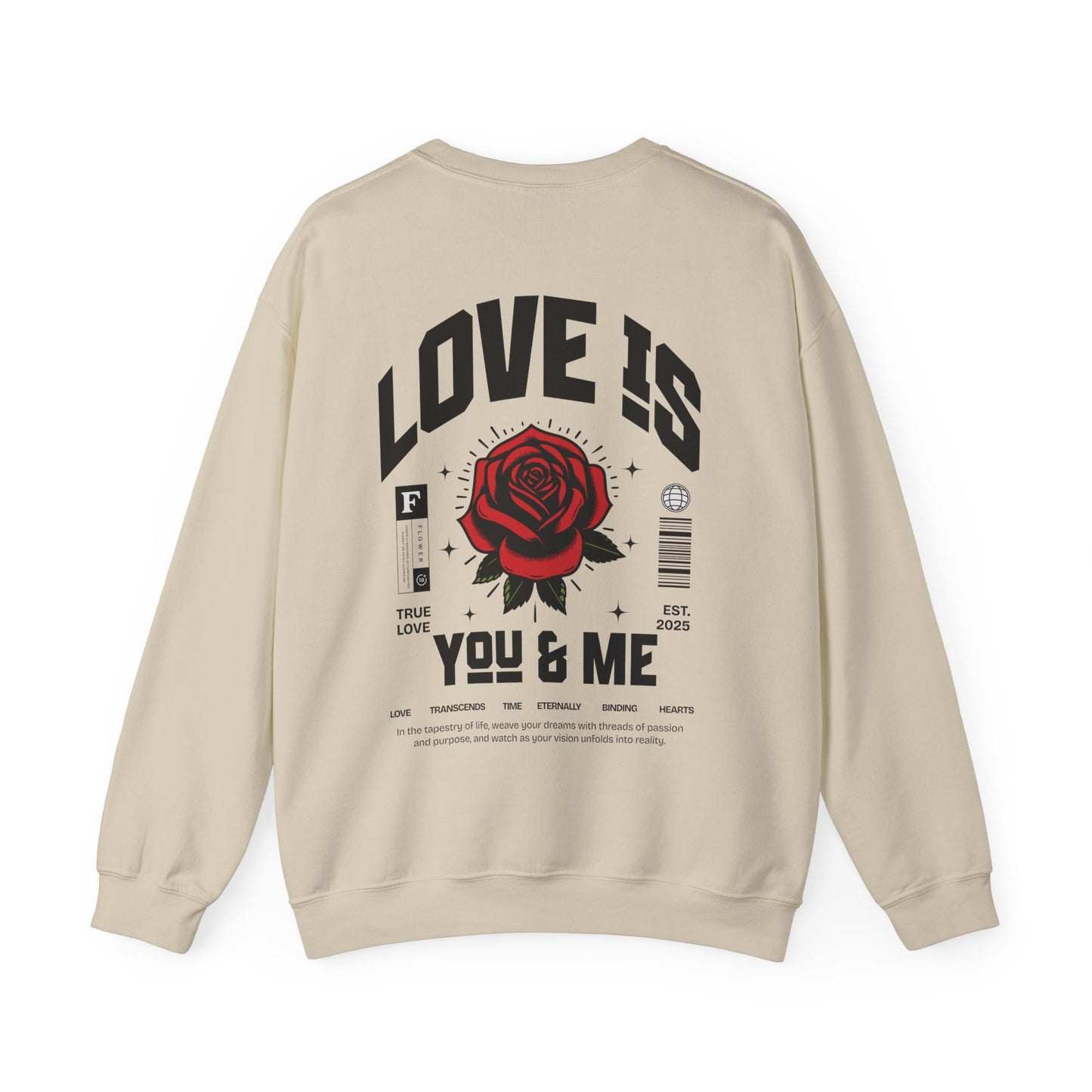 You and Me Valentines Unisex Heavy Blend™ Crewneck Sweatshirt.
